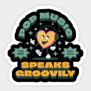 Pop Music Sticker